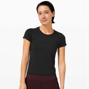 LULULEMON black swiftly tech short sleeve 2.0 race length